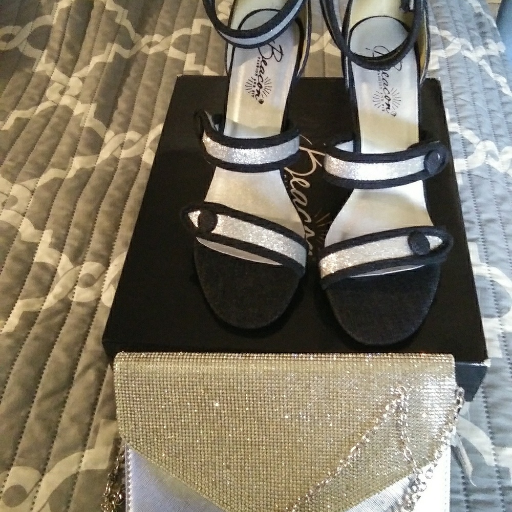 Ramona11 2 Strap Dress Sandal with purse